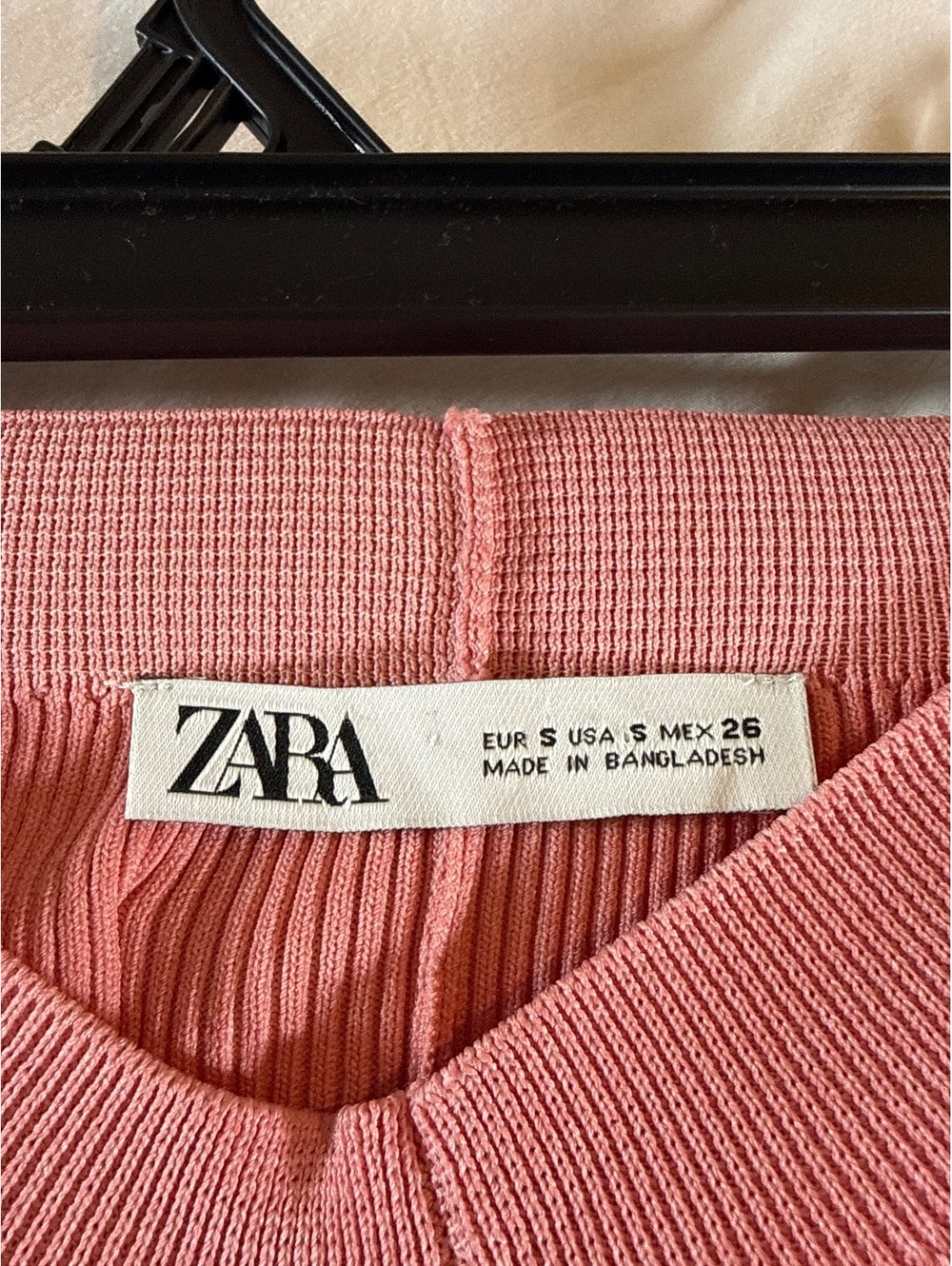 ZARA Ribbed Biker Shorts - Picture 3 of 3